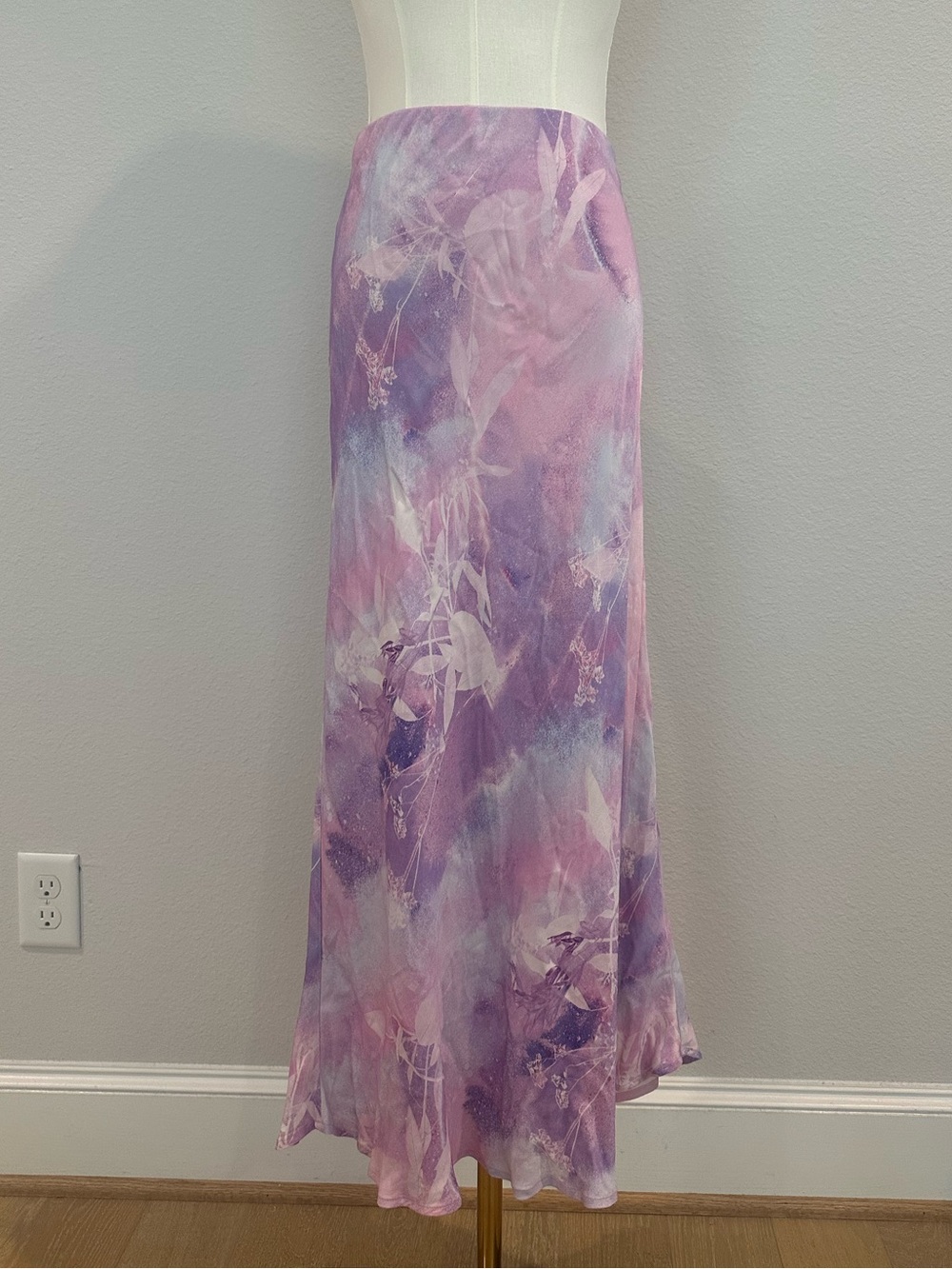 Anthropologie Midi Slip Skirt